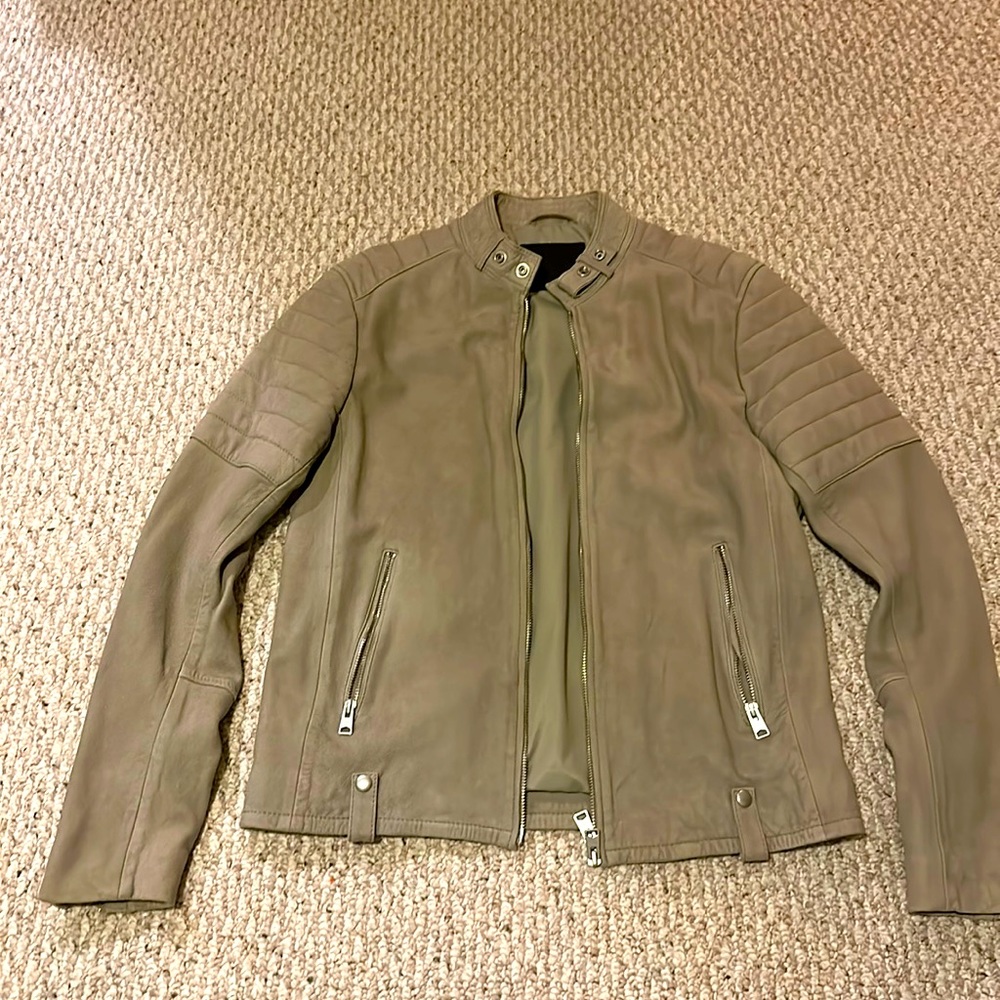 All Saints Eton Suede jacket - size medium
